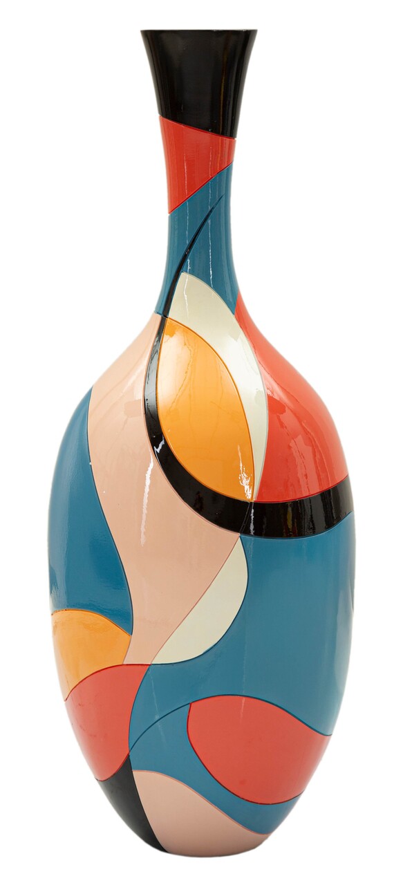 Vaza Rubic, Mauro Ferretti, 25x25x66 cm, polirasina, multicolor - imagine 7